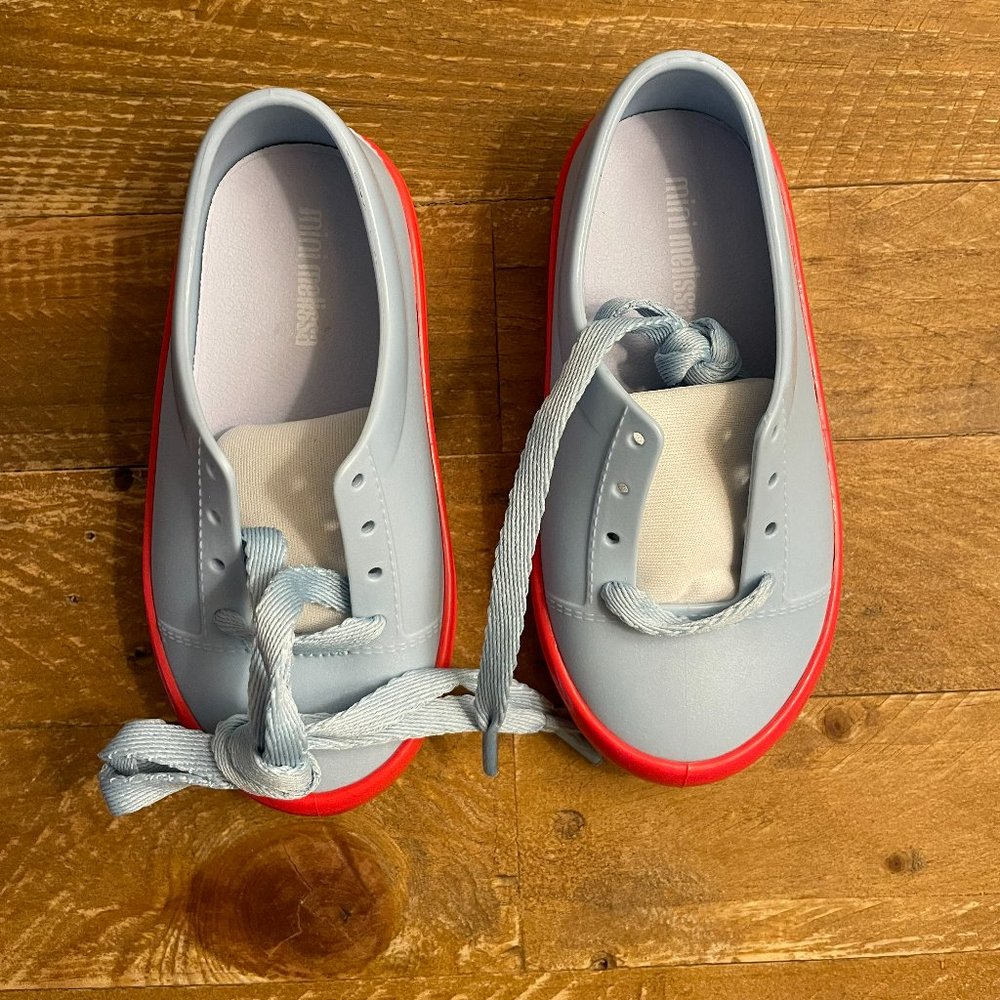 Mini Melissa BLUE Ministreet Shoe Toddler Sneaker NIB - Picture 3 of 5